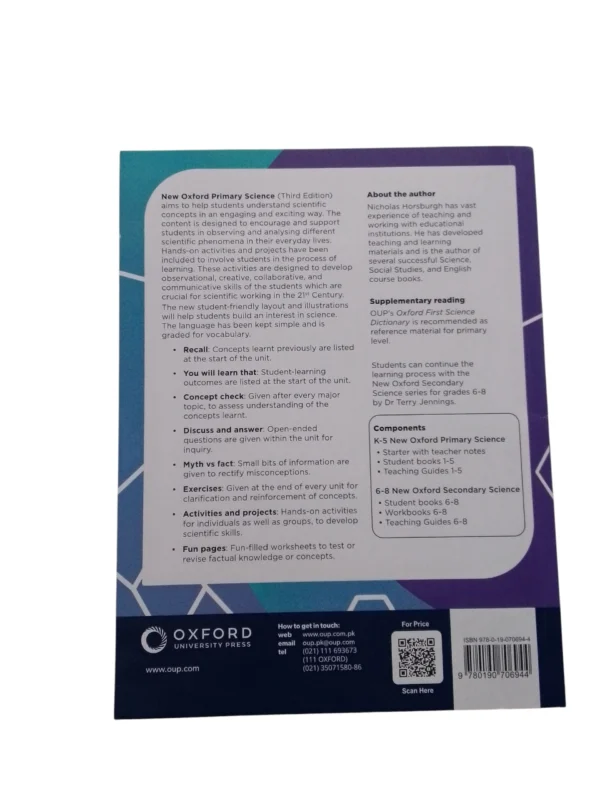 Inside Pages of Oxford Primary Science 5