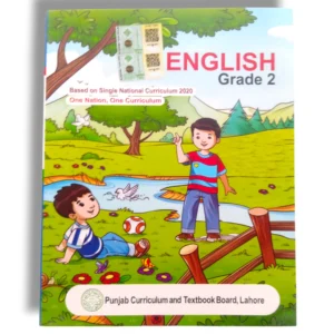 PTB English 2 textbook cover with colorful design