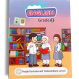 PTB English 3 textbook cover showing structured lessons