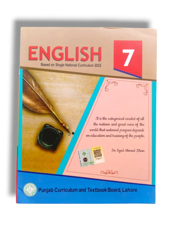 PTB English 7 textbook cover for Grade 7 students