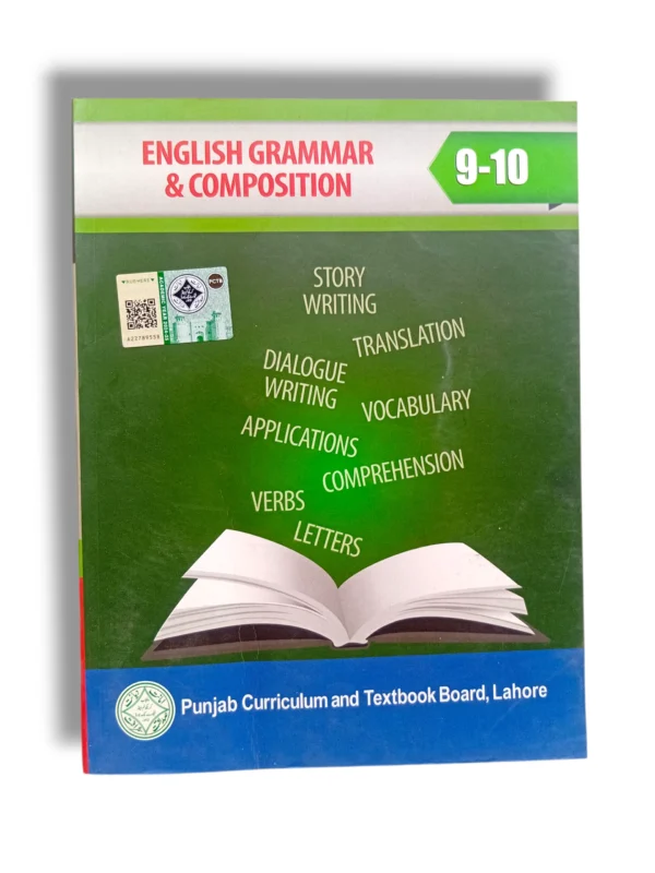 PTB English Grammar & Composition 9-10 textbook cover