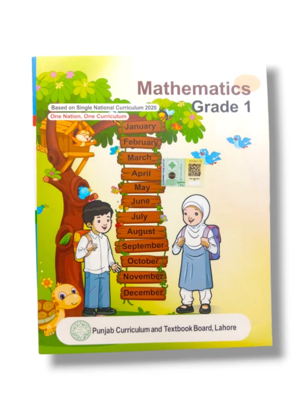 PTB Mathematics 1 Punjab Textbook Board Front Cover