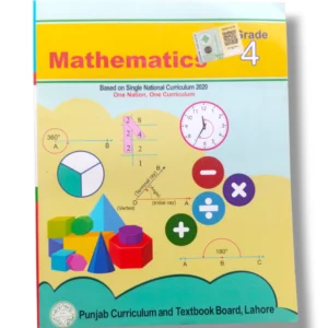 PTB Mathematics 4 Punjab Textbook Board Front Cover