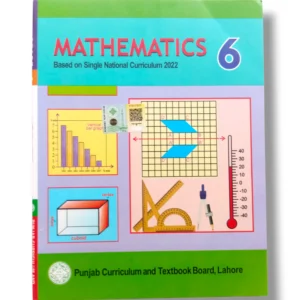 PTB Mathematics 6 Punjab Textbook Board Front Cover