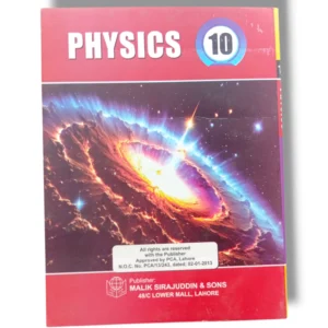 Inside pages of PTB Physics 10 textbook