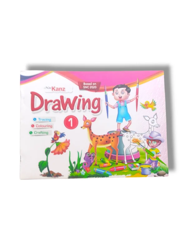 New Kanz Drawing 1 Front Cover Art Book for Kids
