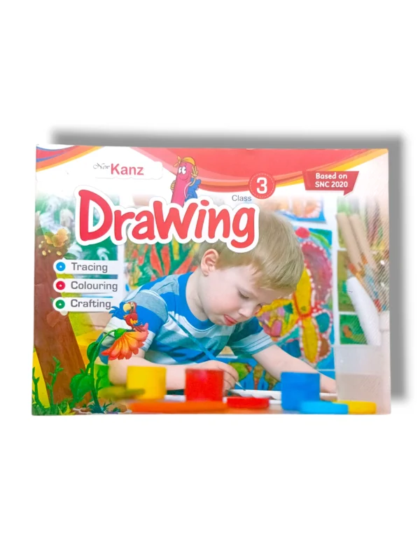 New Kanz Drawing 3 Front Cover for Kids Art Workbook
