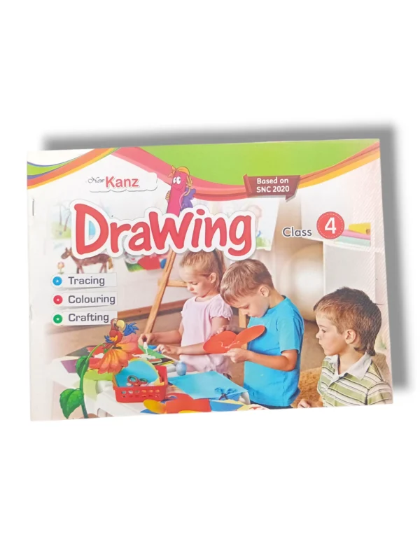 New Kanz Drawing 4 Front Cover – Creative Kids Art Workbook