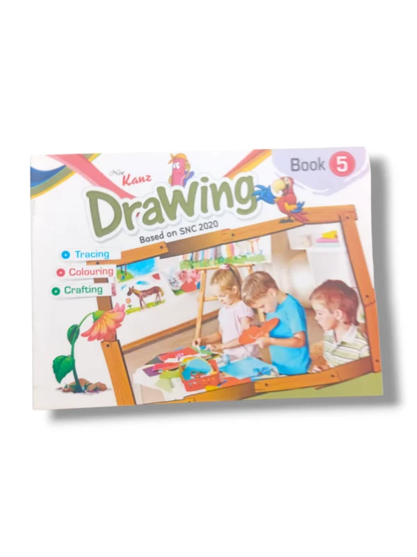 New Kanz Drawing 5 Front Cover – Creative Kids Art Workbook