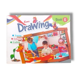New Kanz Drawing 6 Front Cover – Creative Art Workbook for Kids