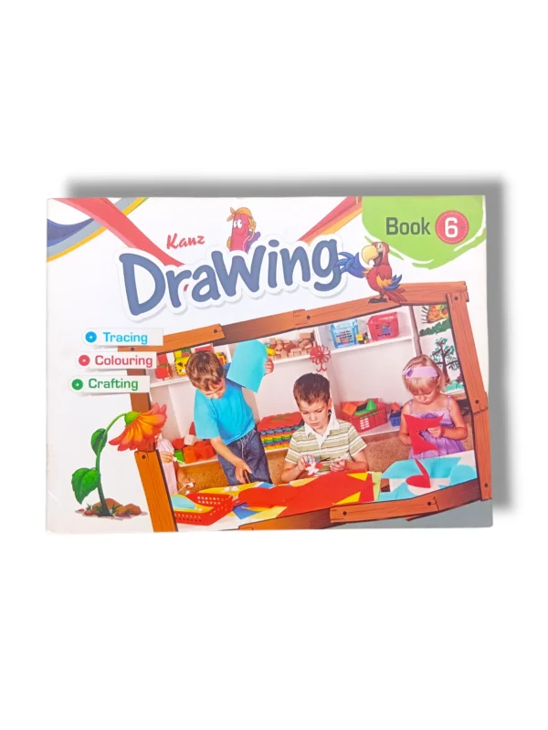 New Kanz Drawing 6 Front Cover – Creative Art Workbook for Kids