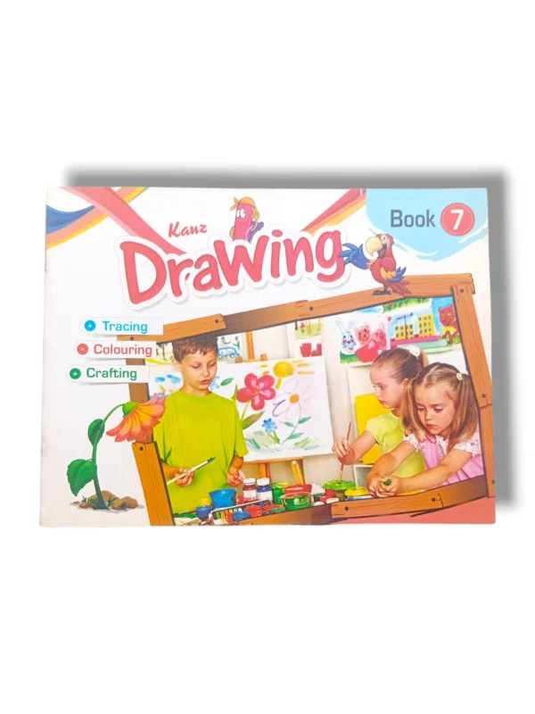 New Kanz Drawing 7 Front Cover – Art Workbook for Kids