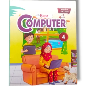 New Kanz Computer 4 Front Cover – Interactive Digital Skills Workbook