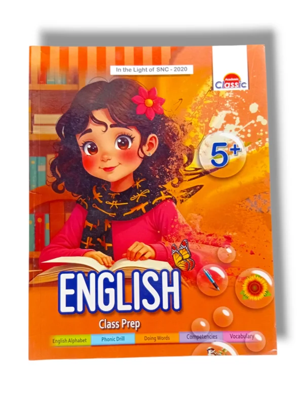 English Prep Learning Book for Early Learners Academic Classic English Prep Book Cover