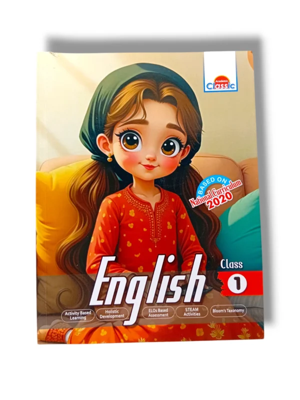Beginner English Learning Book for Kids Academic Classic English 1 Book Cover