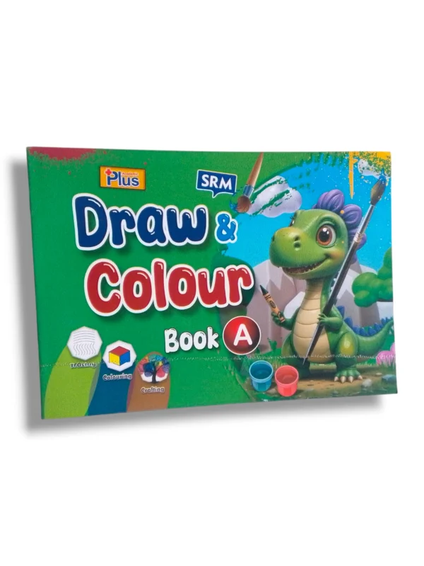 Academic Plus Draw & Colour Book A cover