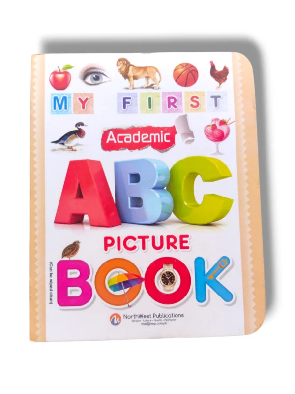 Beginner Alphabet Learning Book for Kids Academic My First ABC Book Cover