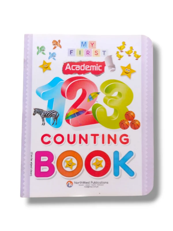: Beginner Numbers Learning Book for Kids Academic My First 123 Book Cover