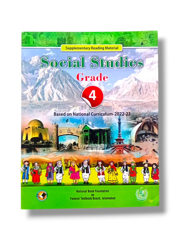 Front cover of NBF Social Studies 4 comprehensive learning book for students