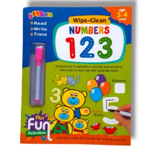 JBD Jelly Beans Wipe Clean 123 educational toy for kids