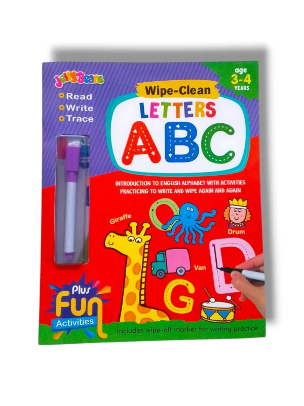 JBD Jelly Beans Wipe Clean ABC educational toy for kids