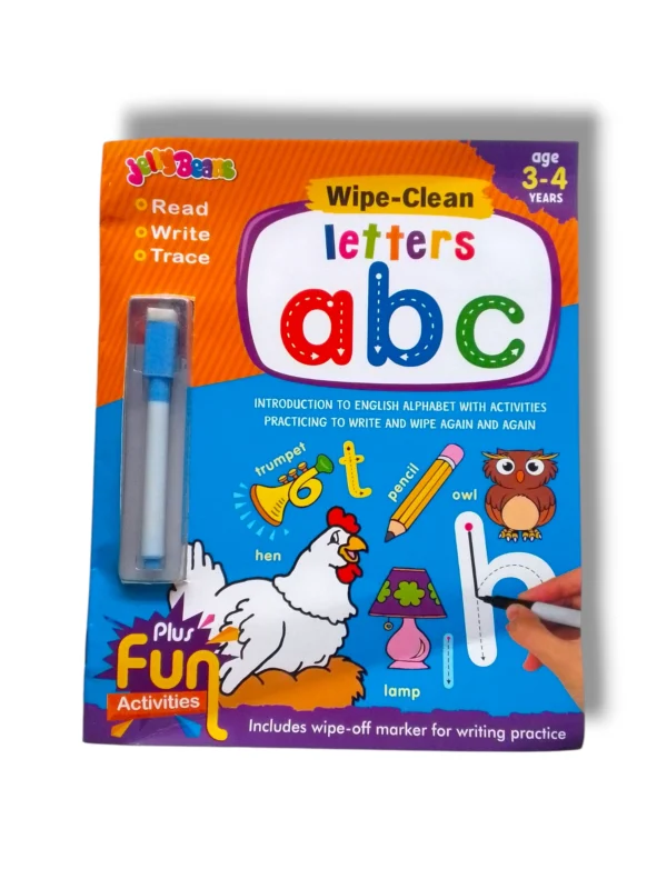 JBD Jelly Beans Wipe Clean ABC (Small) educational toy for kids