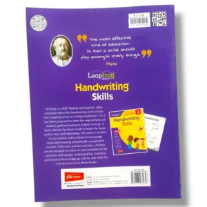 Leapfrog Hand Writing Skills 3 workbook with writing exercises