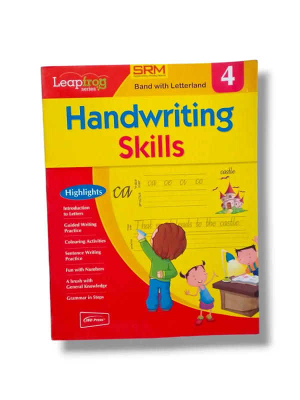 Leapfrog Hand Writing Skills 4 workbook for advanced handwriting practice