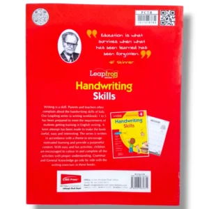 Leapfrog Hand Writing Skills 4 workbook with writing exercises