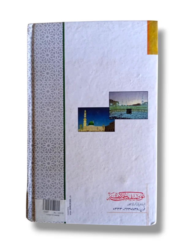 Sunat e Habib Back Cover – Overview of Sunnah Practices and Guidance