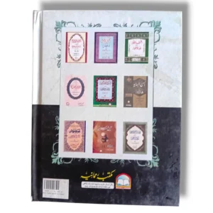 Back cover of Sharah Fiqah Akbar Mutaraji showing chapters and key features