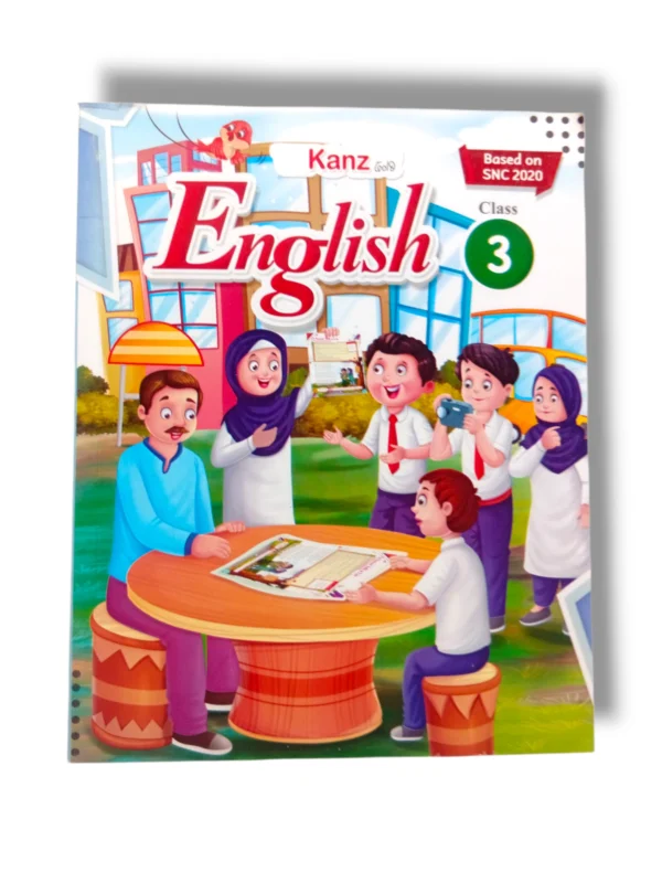 Kanz Gold English 3 Reading & Writing Activities Children practicing reading and writing in Kanz Gold English 3 class