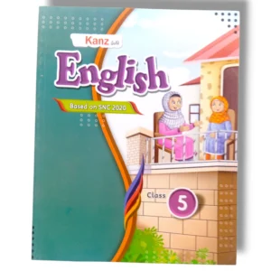 Children practicing advanced English reading and writing at Kanz Gold English 5