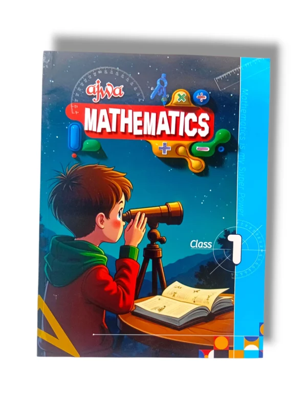 Ajwa Mathematics 1 cover for kids math learning
