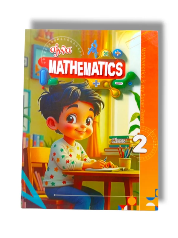 Ajwa Mathematics 2 cover for primary school students