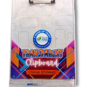 Transparent Clipboard ST-04642 on a White Background