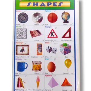 Shapes Chart 131 with colorful geometric illustrations including circle