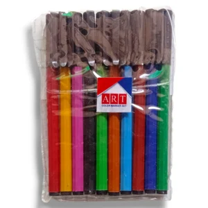 Artist using color markers to create vibrant artwork