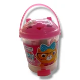 Baby playing with modeling clay