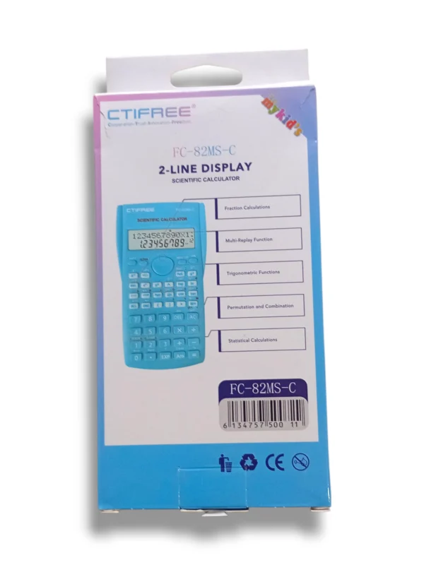 CTIFREE FC-82MS-C Scientific Calculator for Students and Professionals