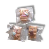 Butterbear Eraser on a pink background