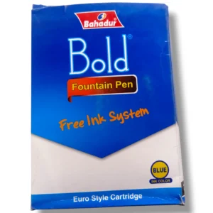 Bahadur Bold Fountain Pen in hand