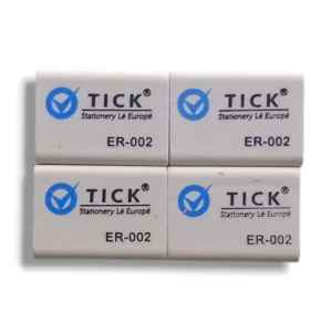 Tick Soft Eraser ER-002 for clean and precise corrections.