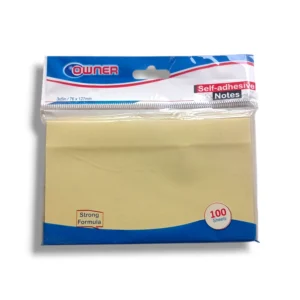 Owner Self Adhesive Notes 3x5 inch 3105