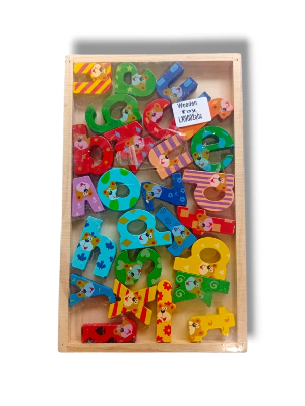 Wooden Toy LX9002abc building blocks set