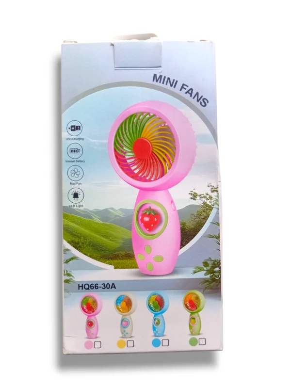 Mini Fan HQ66-30A providing portable cooling and quiet operation.