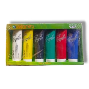 Acrylic 75ml B-2006WD paint set of 6 bottles