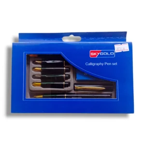 Sky Gold Calligraphy Pen Set S85064 for elegant script writing.