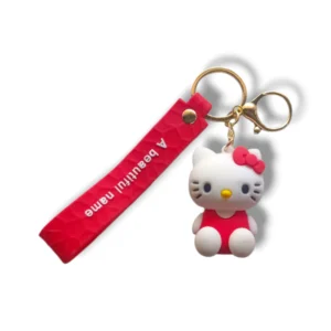 Key chain with keys and accessories
