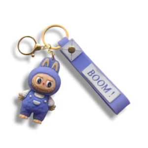 Key chain with keys and accessories